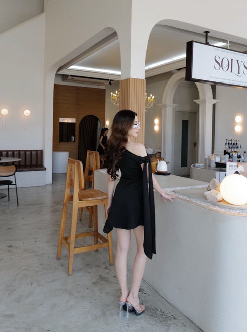 Ladies Mini Asymmetrical Dress